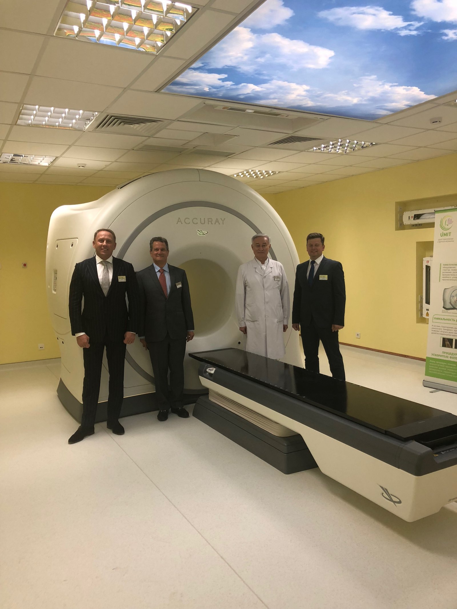 TomoTherapy equipment site visit, Astana