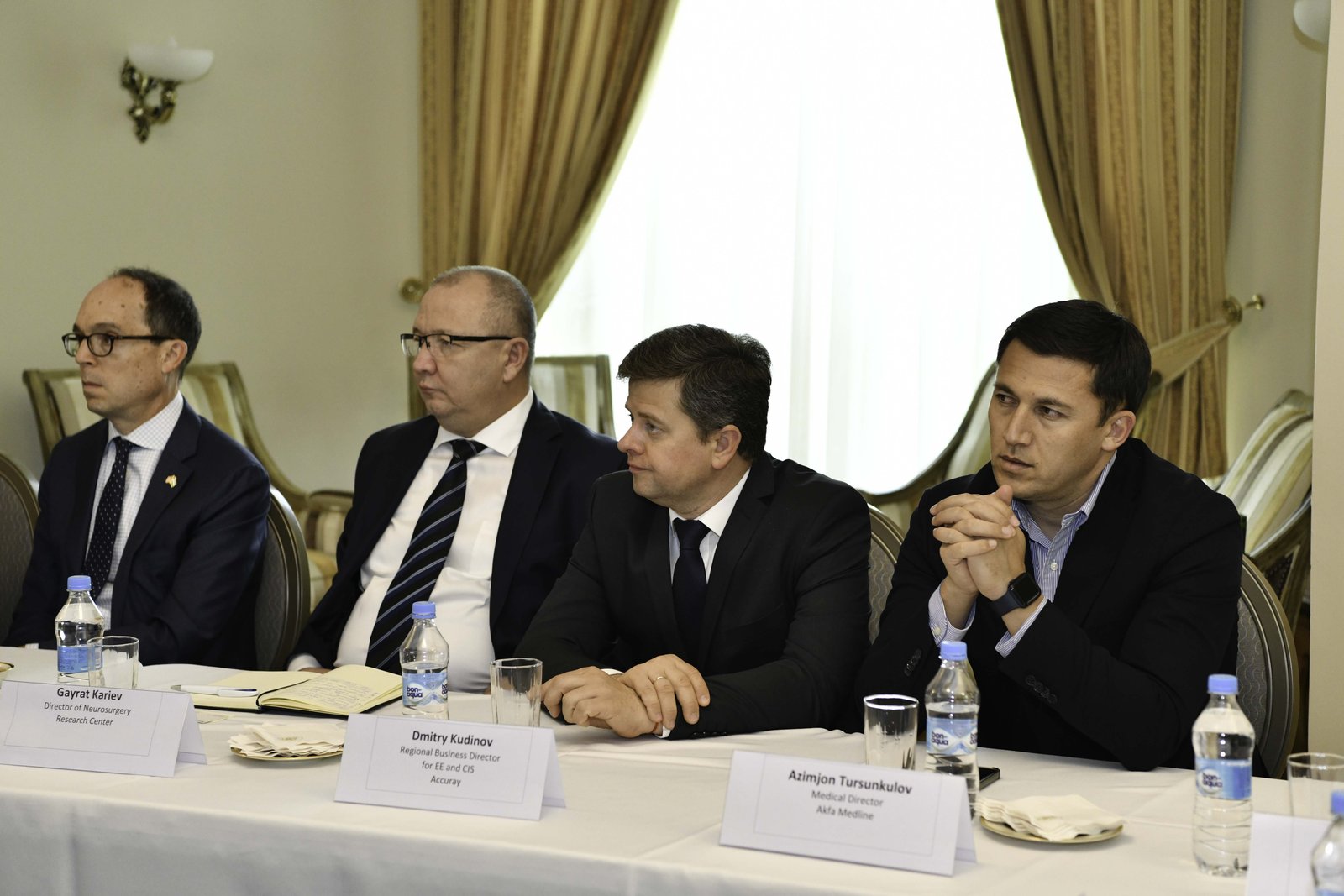 With Uzbekistan's medical and industry directors, Tashkent