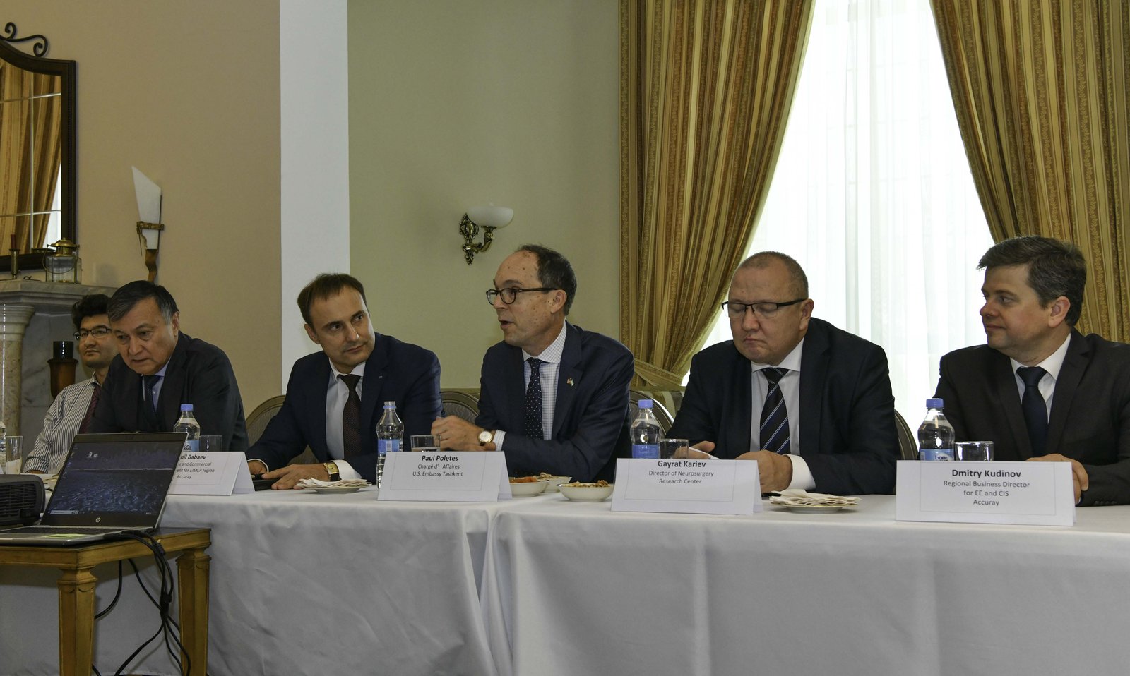 Roundtable with named delegates from Uzbekistan's Ministry of Health, US Embassy Tashkent